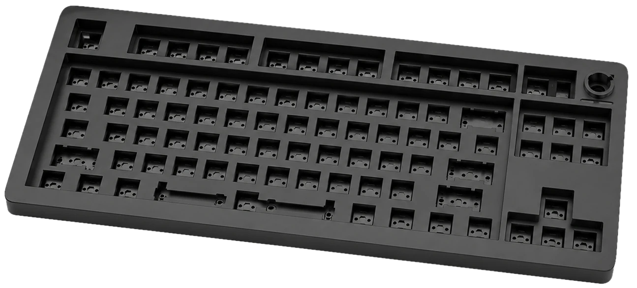 White printed keyboard body shell