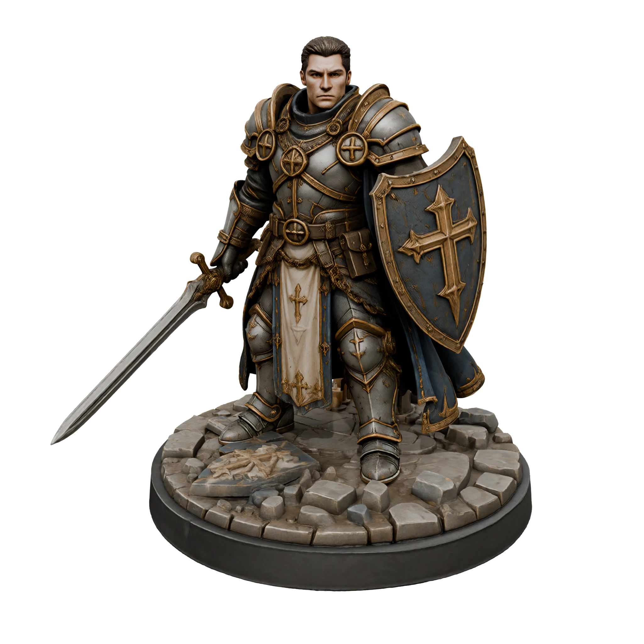 Painted tabletop miniature 3D print