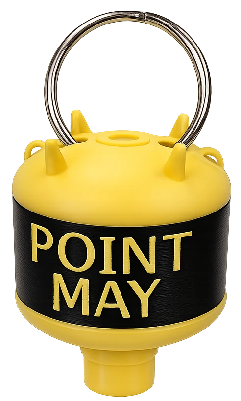 3D printed Point May Buoy keychain product photo